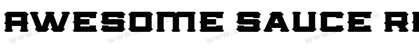 Awesome Sauce Regula字体转换